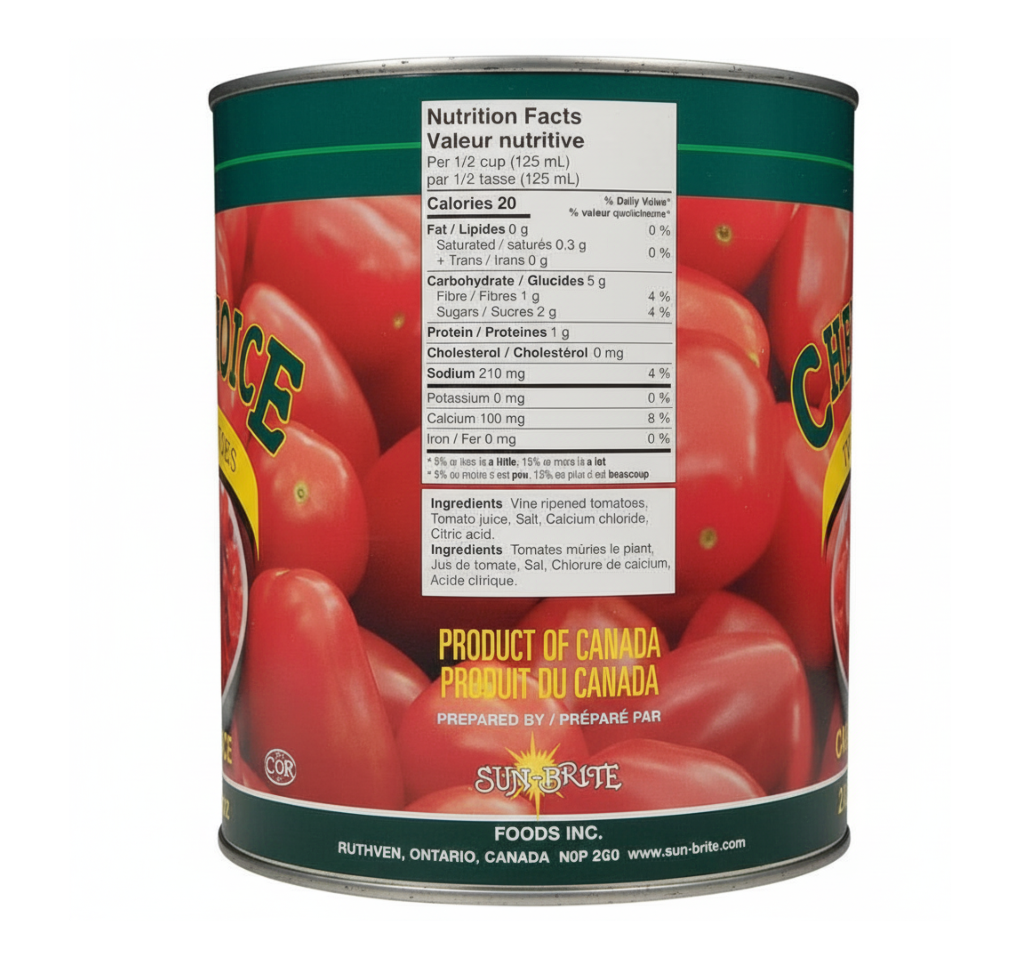 Choice Crushed Tomatoes 2.84L x 6
