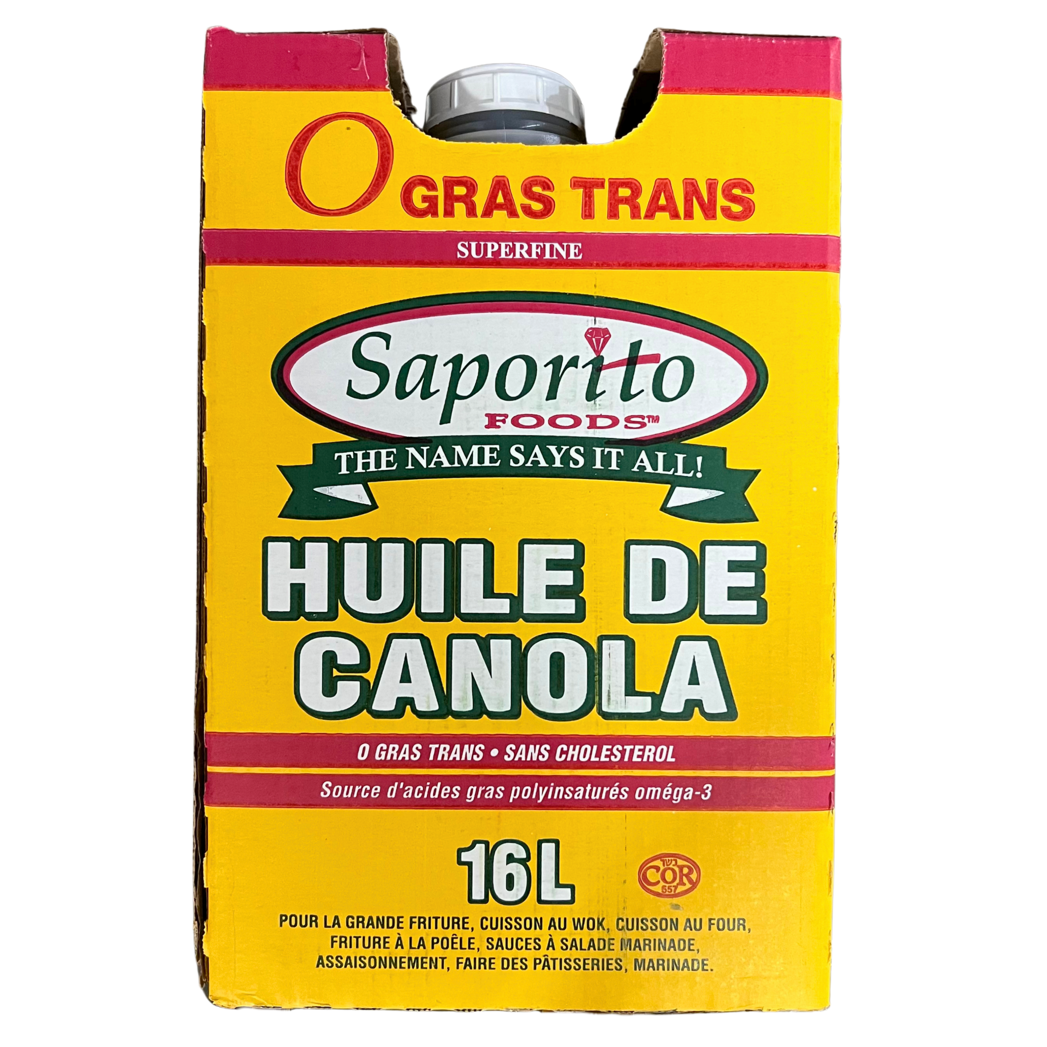 Saporito Canola Oil 16 L