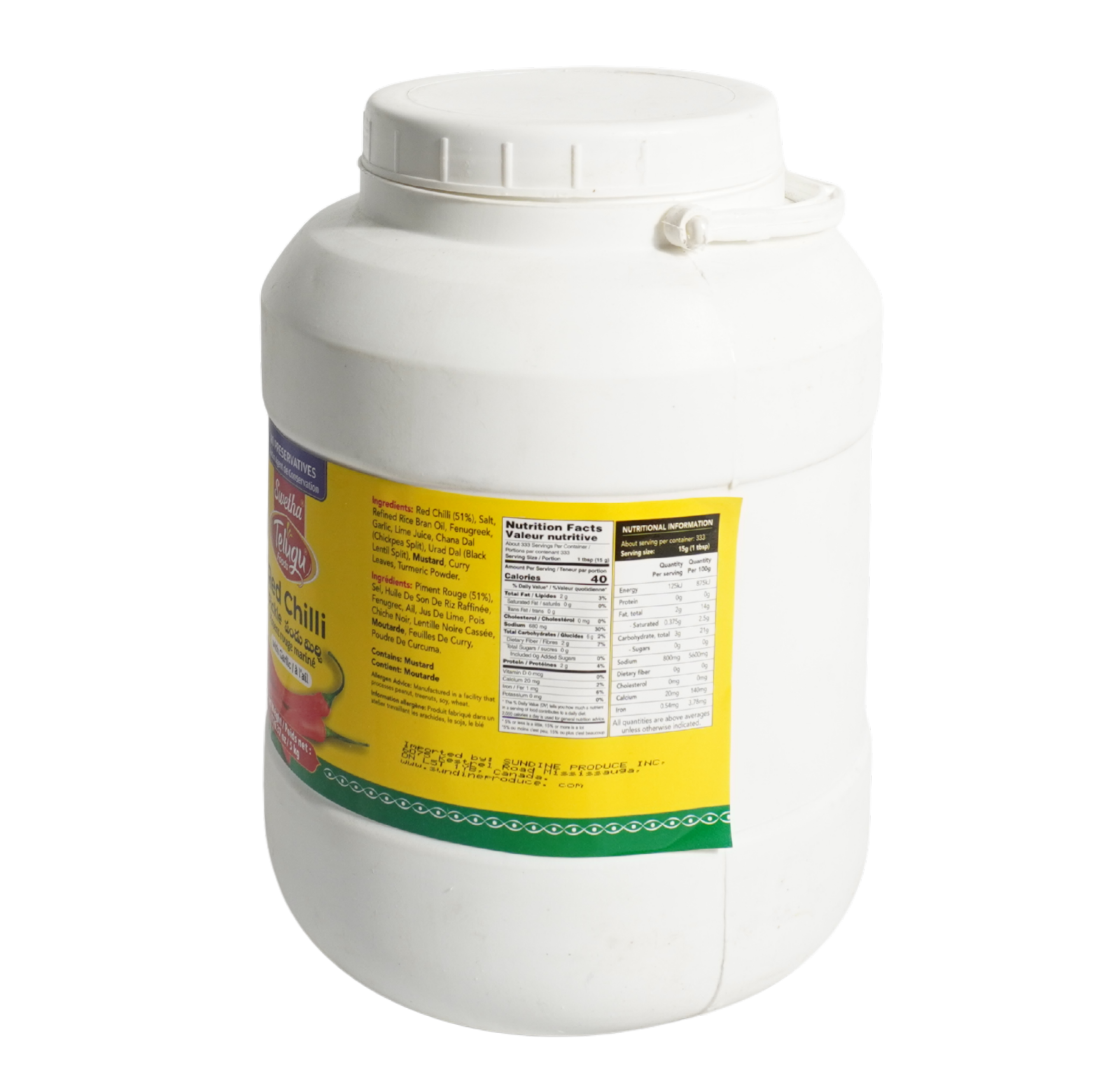 Telugu Red Chilli Pickle 5KGS