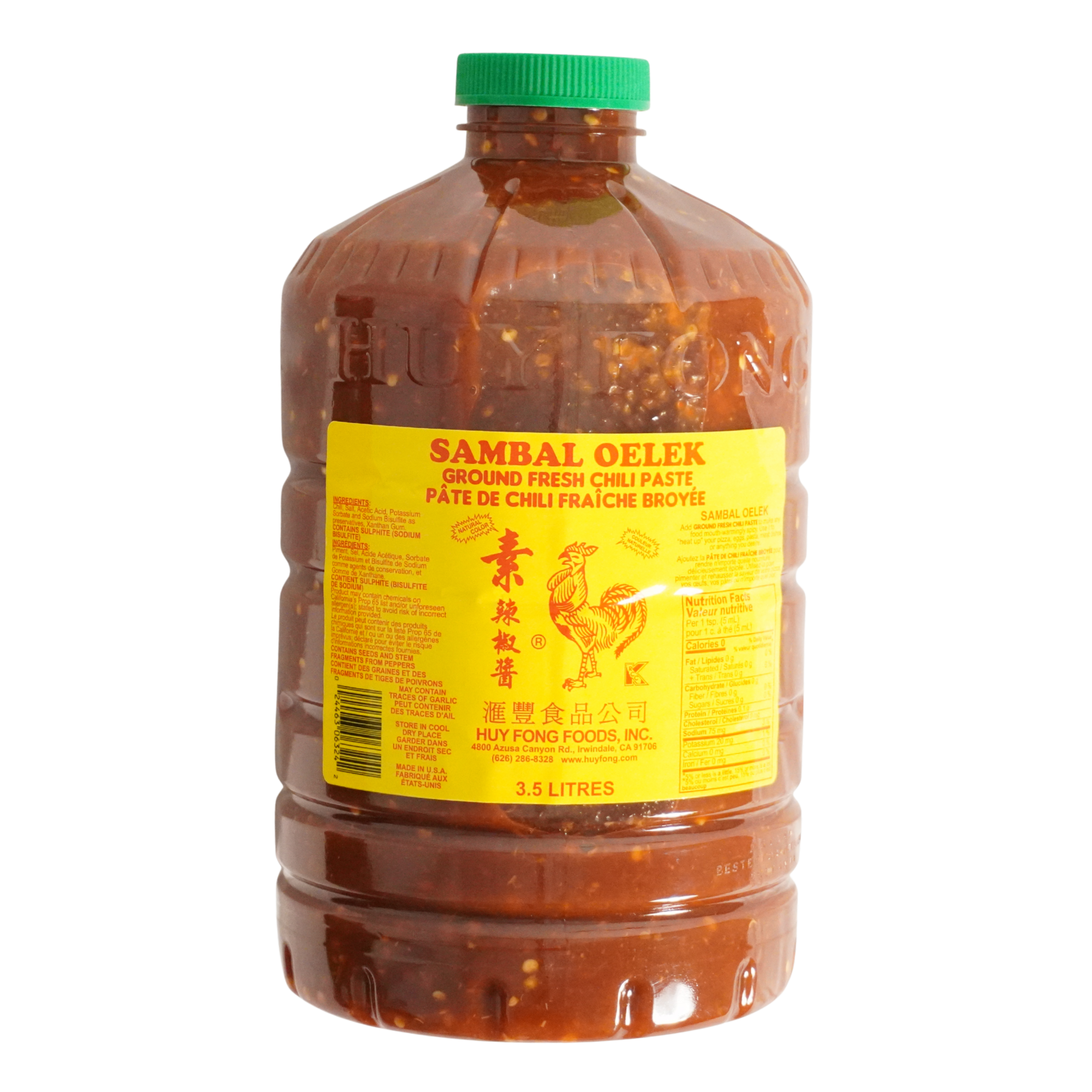 Huy Fong Sambal Olek 3.5KGS x 3PCS