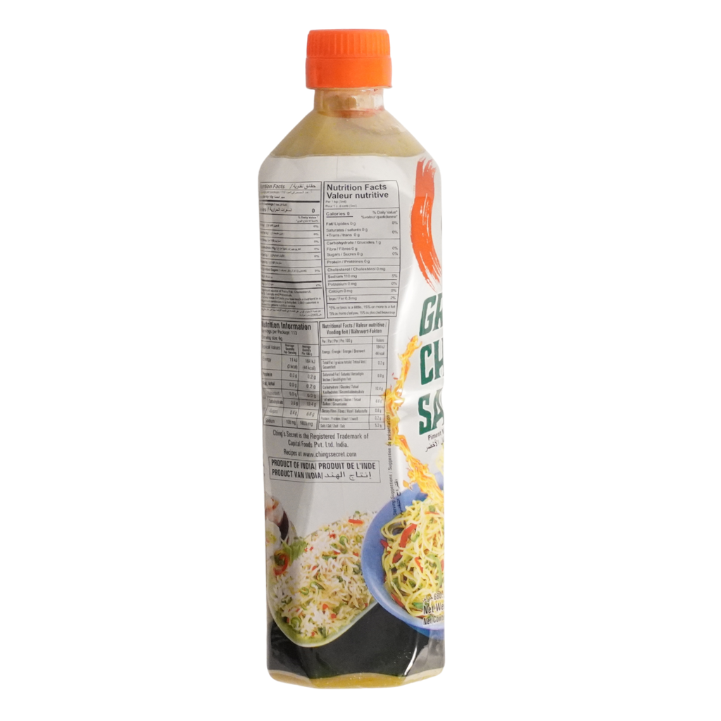 Chings Green Chilli Sauce 620ML x 24PCS