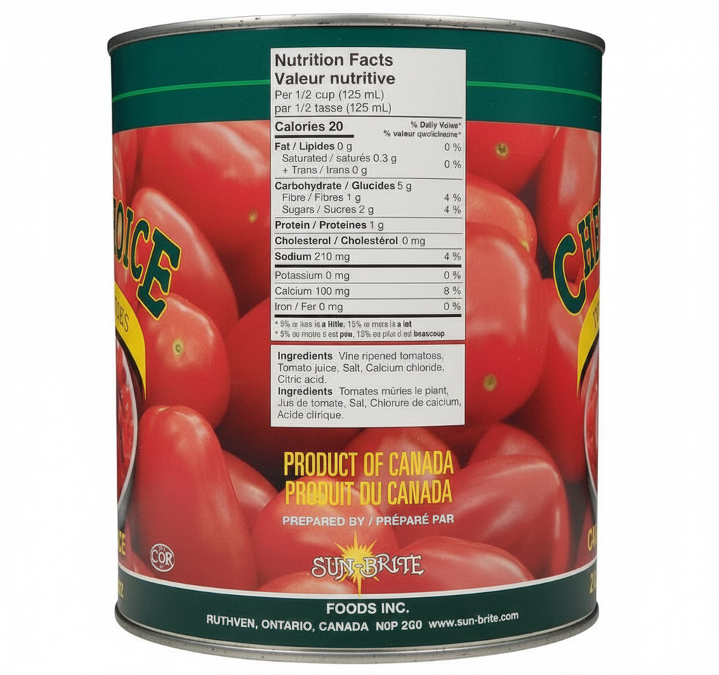 Choice Diced Tomatoes 2.84L x 6