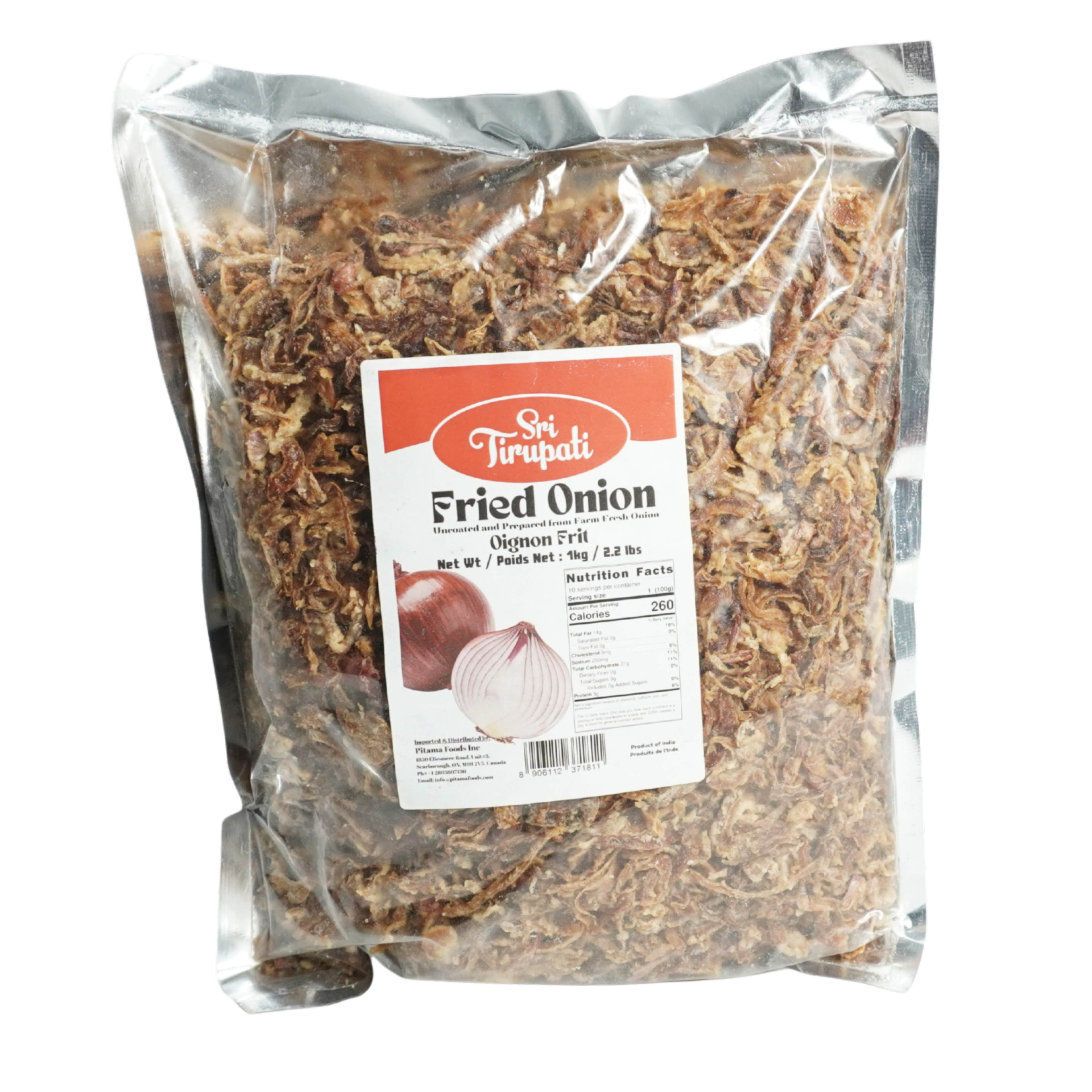 Sri Tirupati Fried Onion Sorted 1KG (Uncoated)