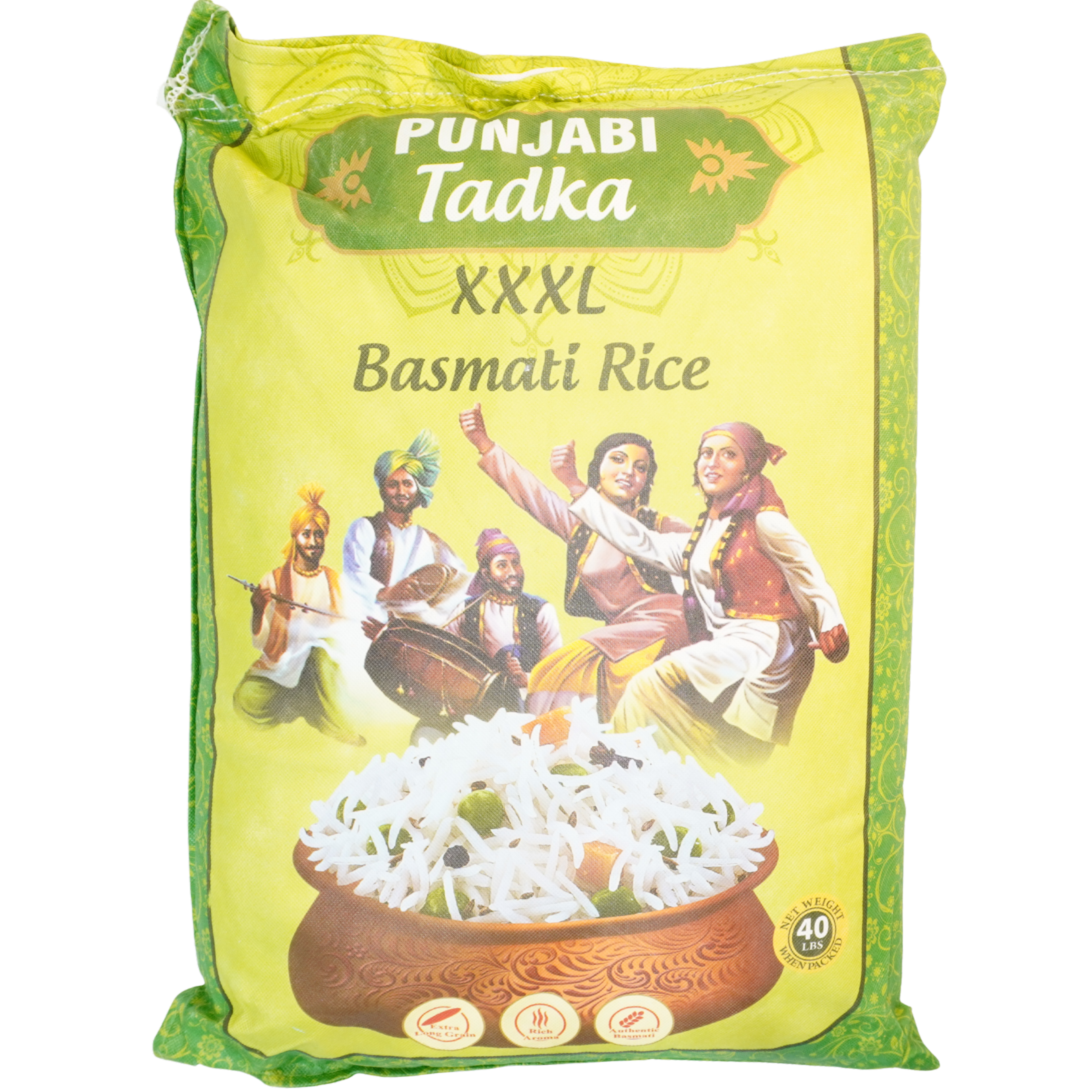 Punjabi Tadka Steam Basmati Rice 40 LBS