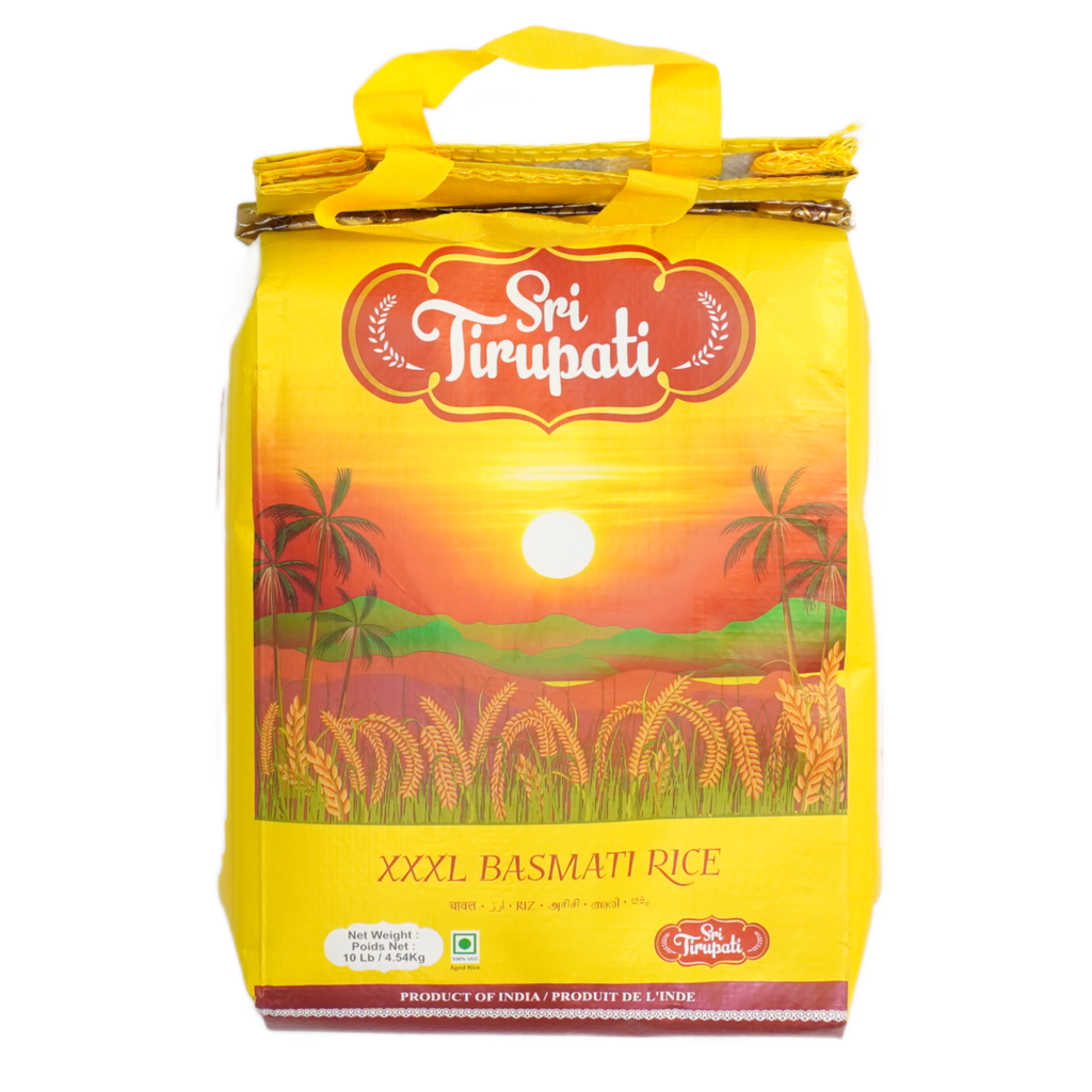Sri Tirupati XXXL Basmati Rice 10 LBS