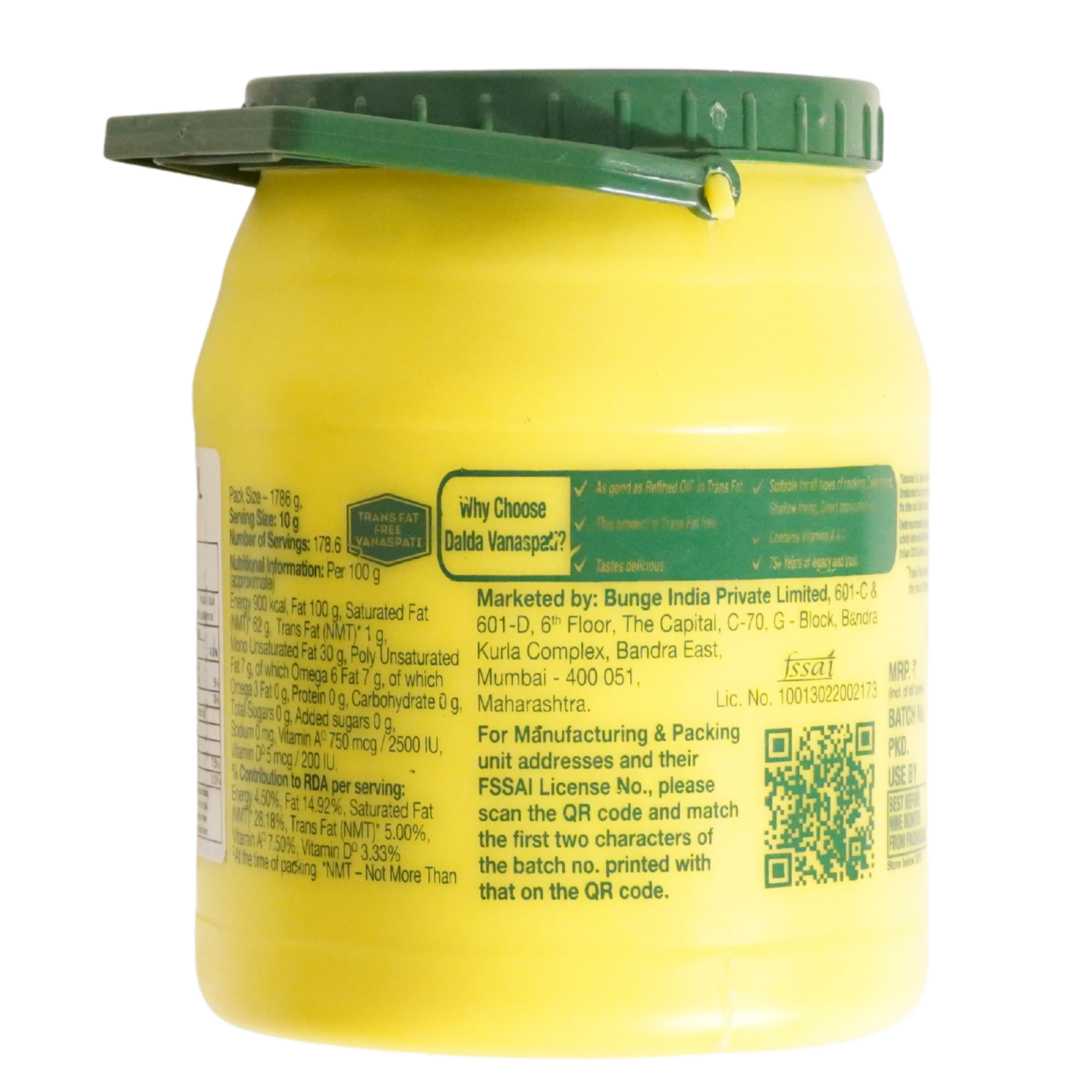 Dalda Veg Ghee 2L x 9