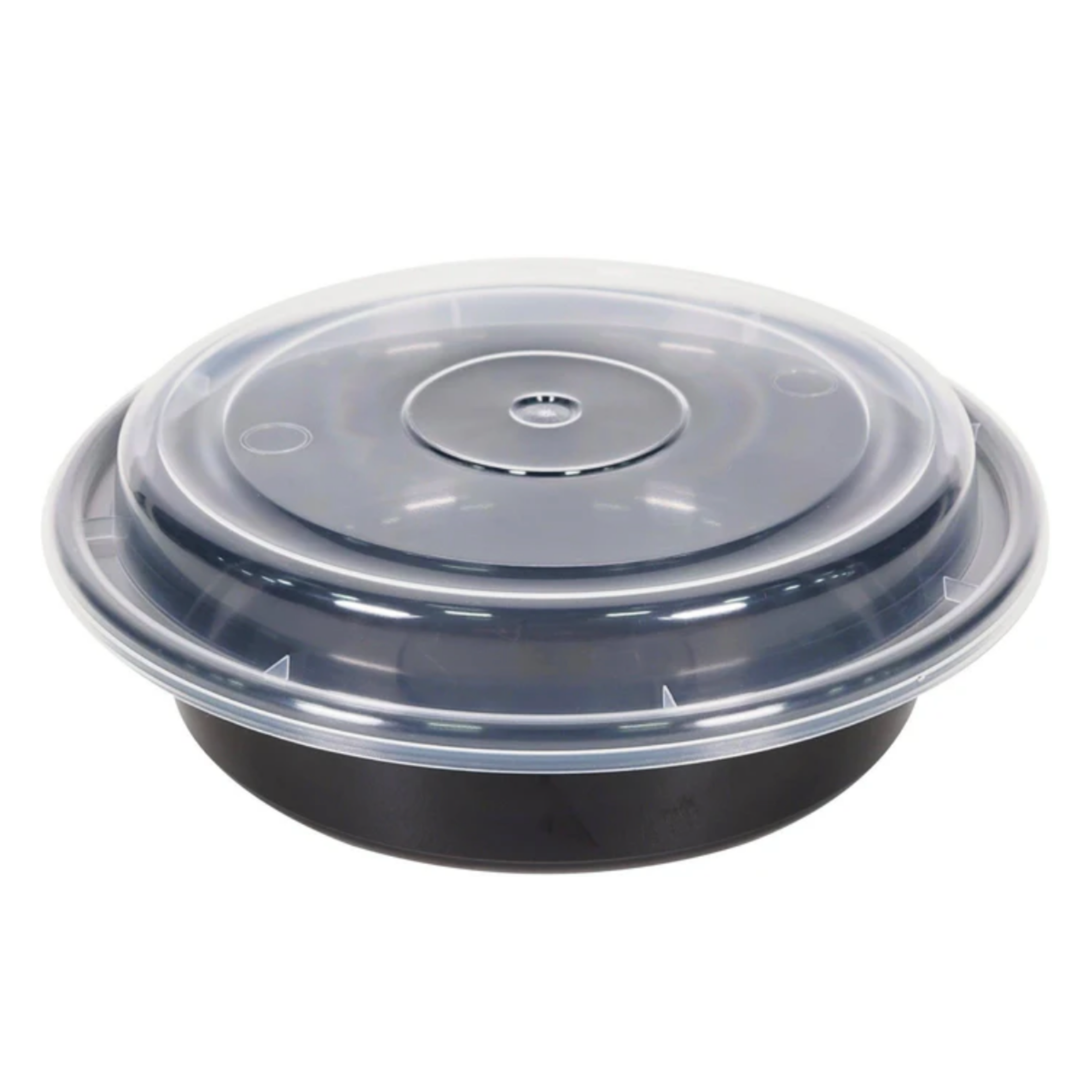 Maple - 7" Round Plastic Container With Lid - 150 Sets