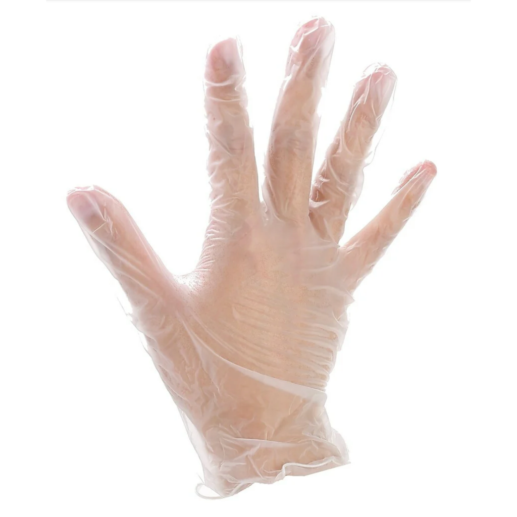 Clear Vinyl Gloves - 100PCS