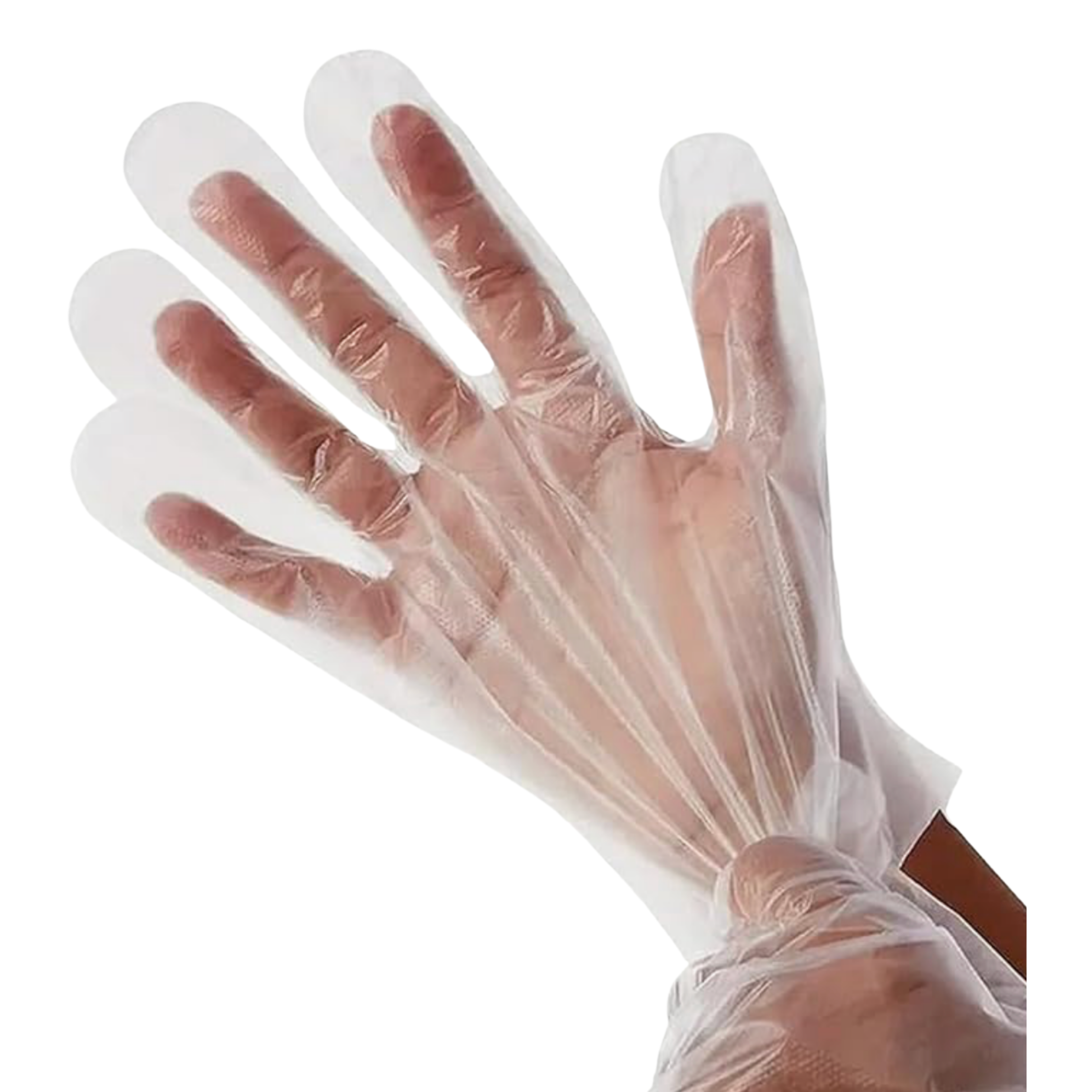 Clear Polythene Gloves (Deli Gloves) - 500PCS