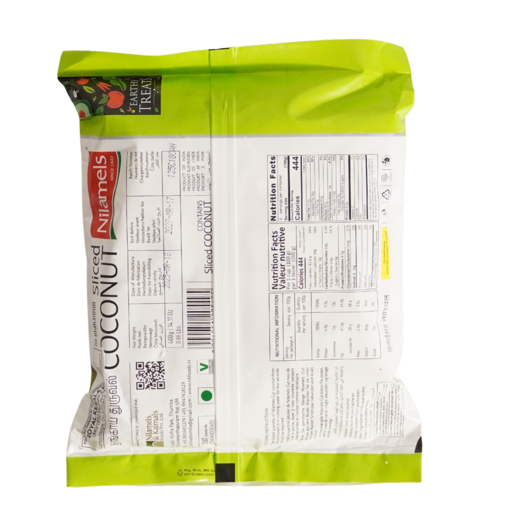 Nilamel Cut Coconut 400G x 24