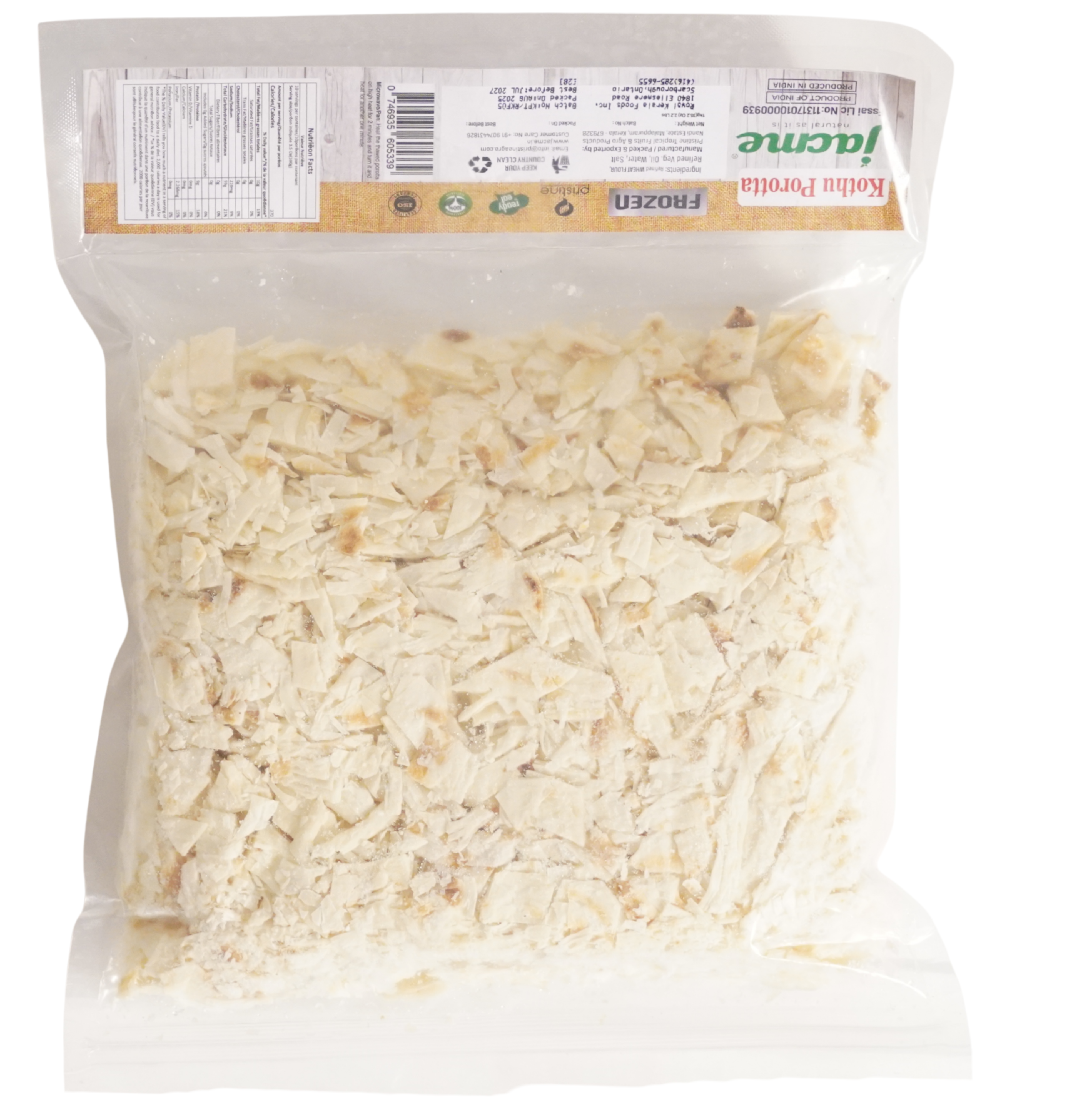 Jacme Cut Parotha 1KG x 15