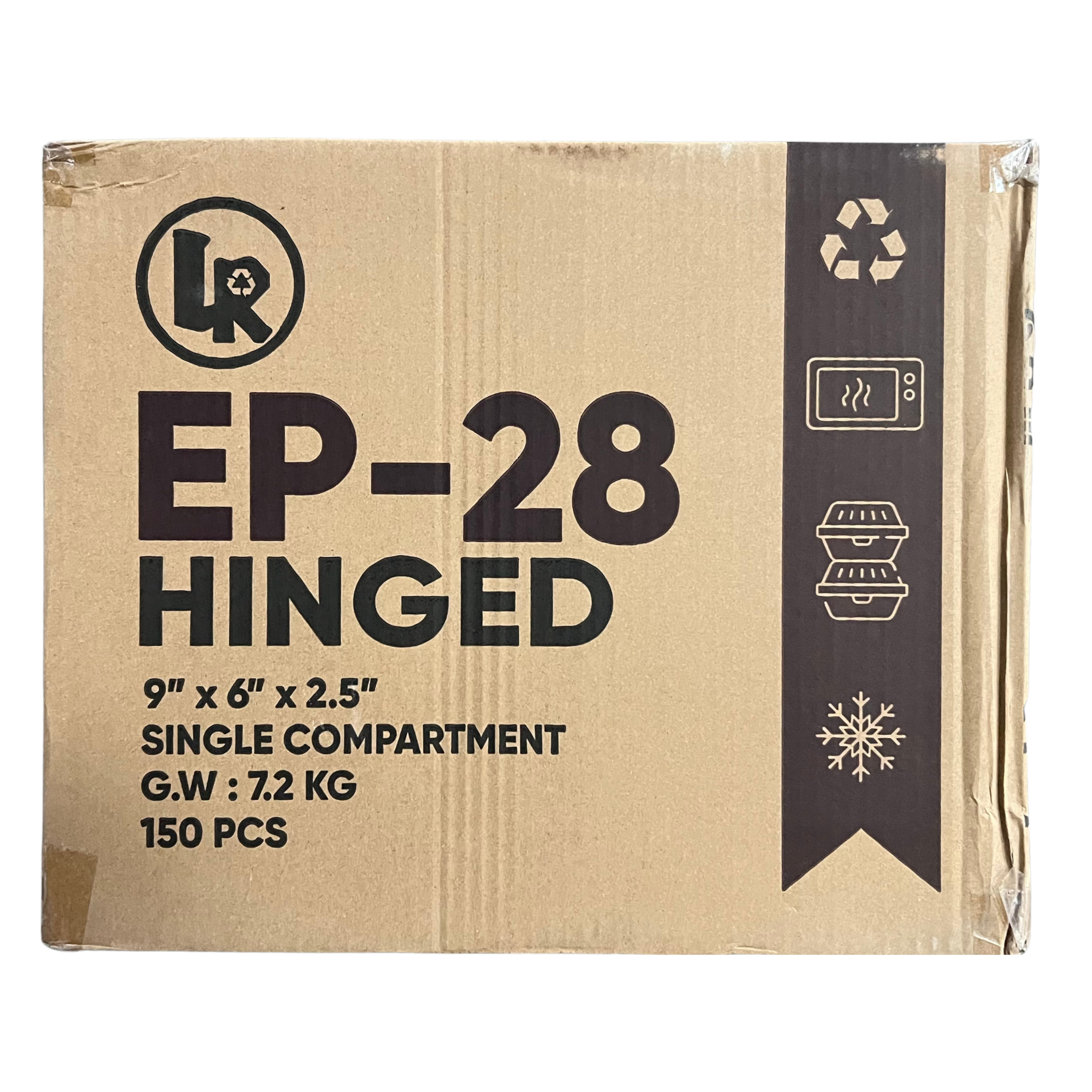 Microwavable Take Out Containers 9" x 6" Taterware, Case of 150 (BIRYANI CONTAINER)