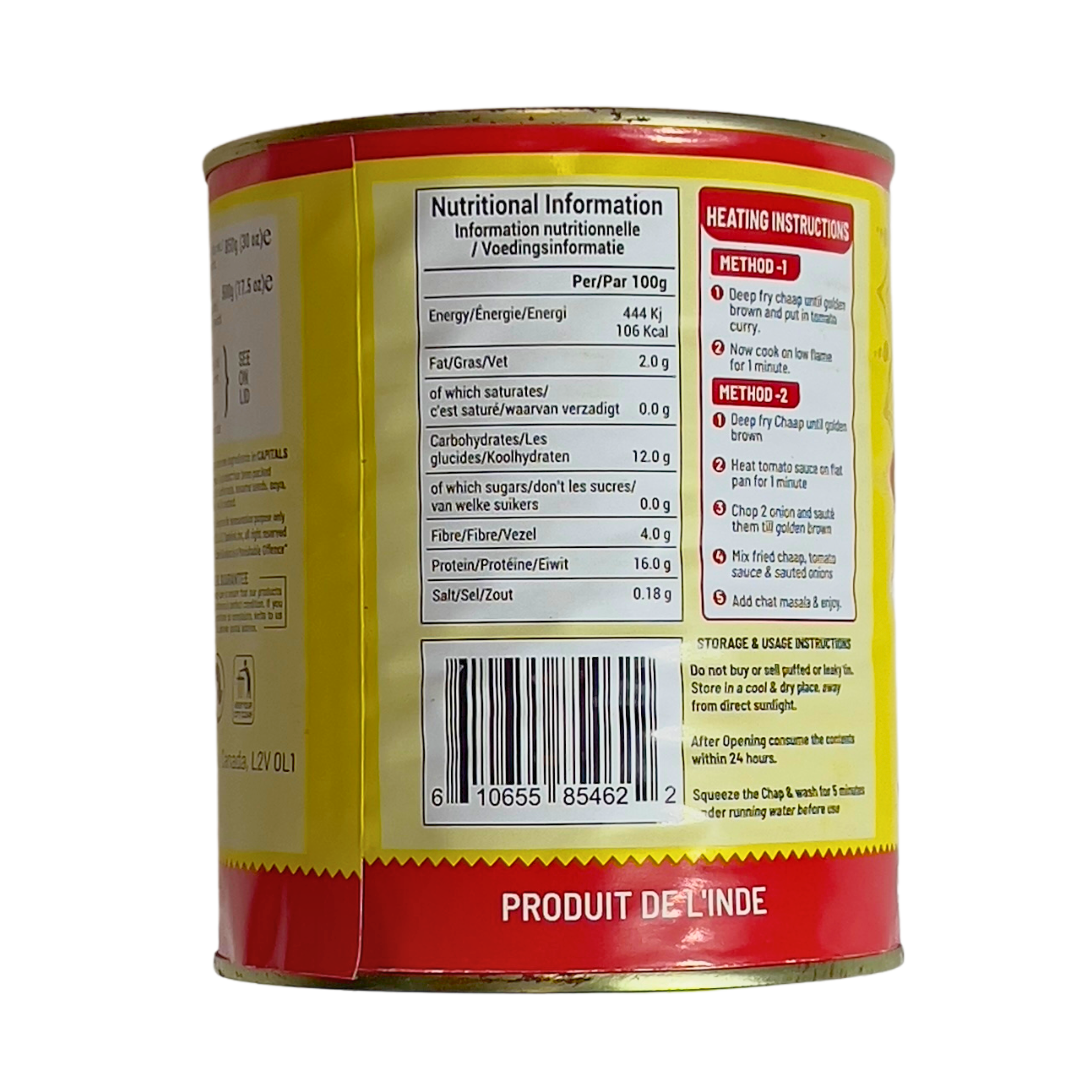 SK Soya Chaap 850G x 12