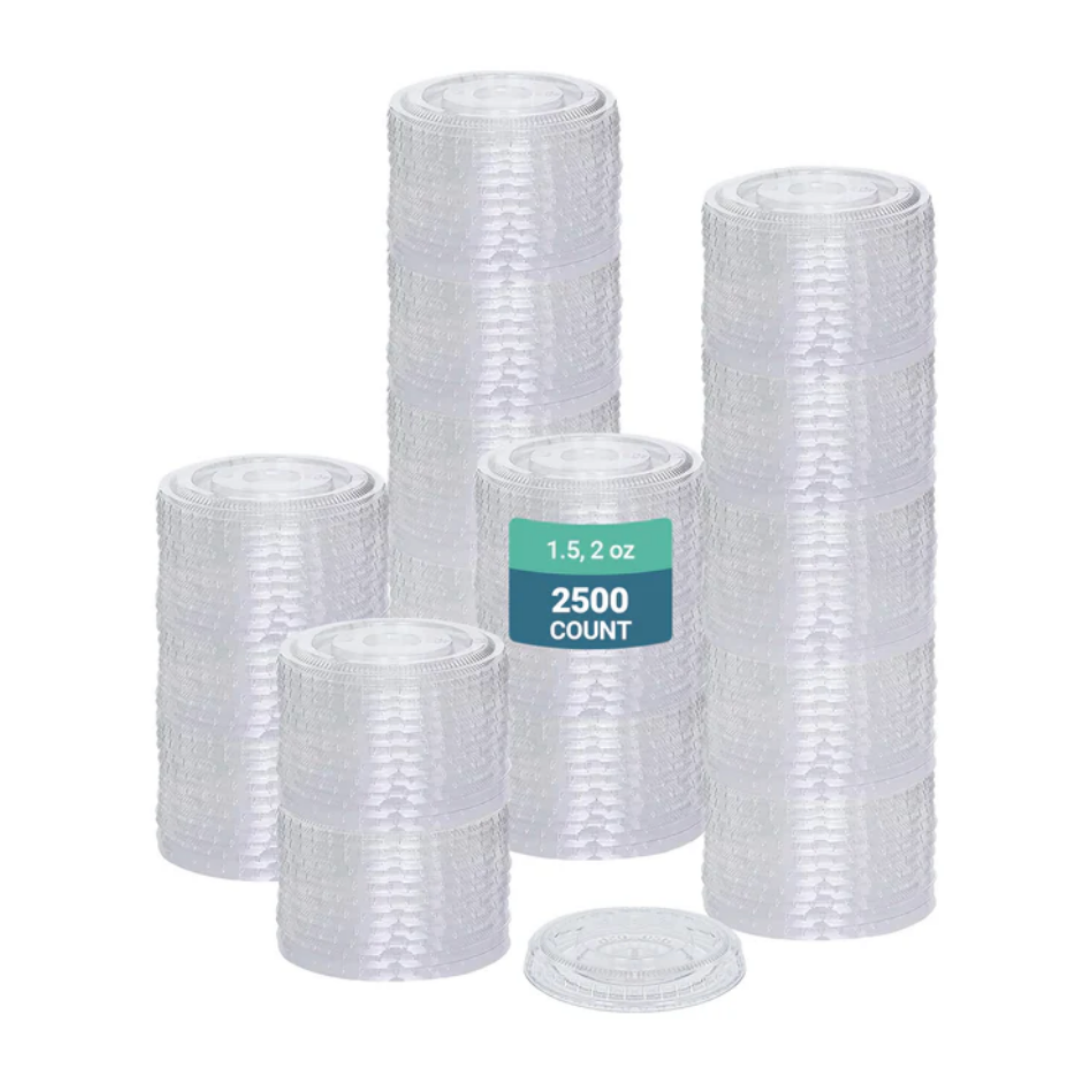 2oz Portion Cup Lids PL2 - Pack of 2500PCS