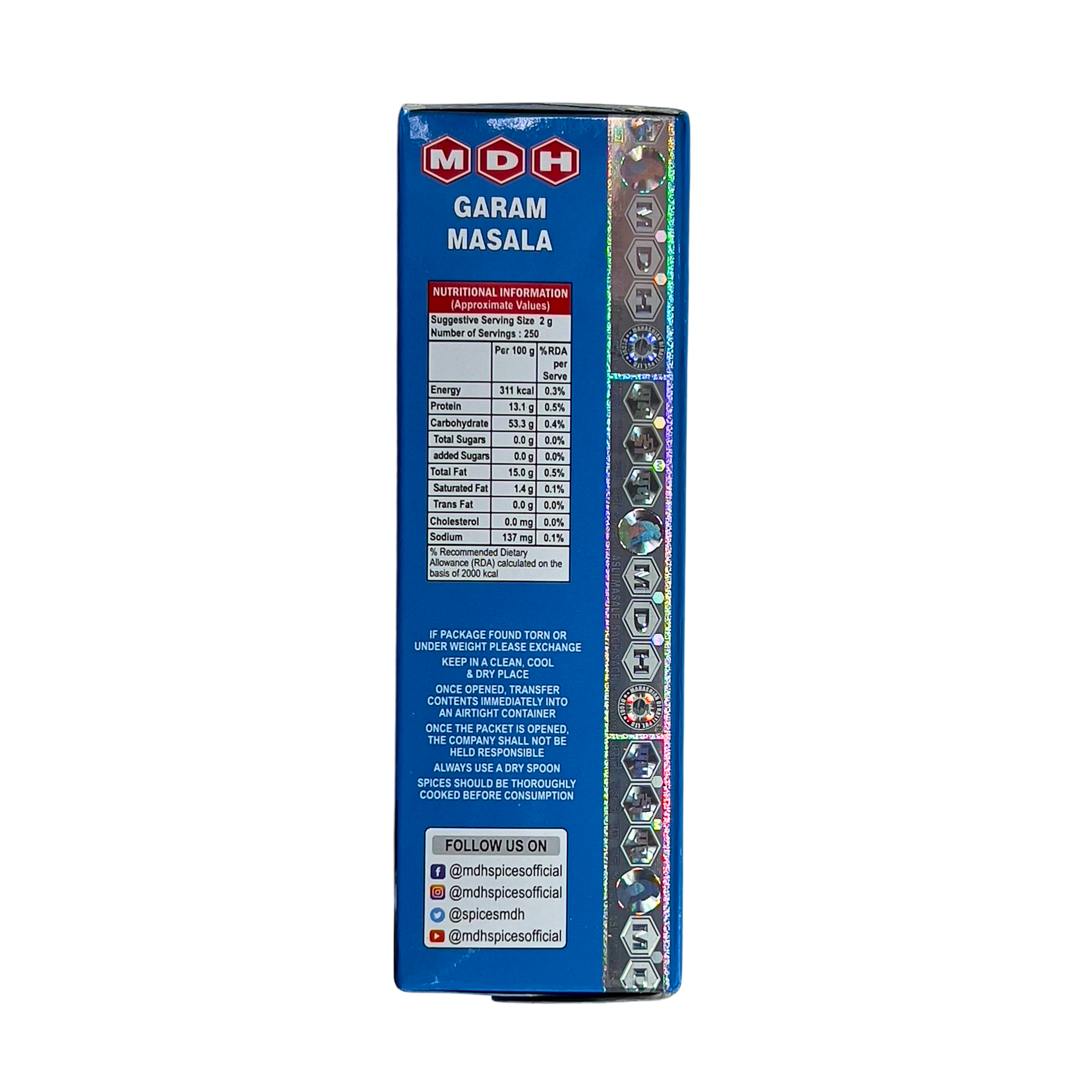 MDH Garam Masala 500G