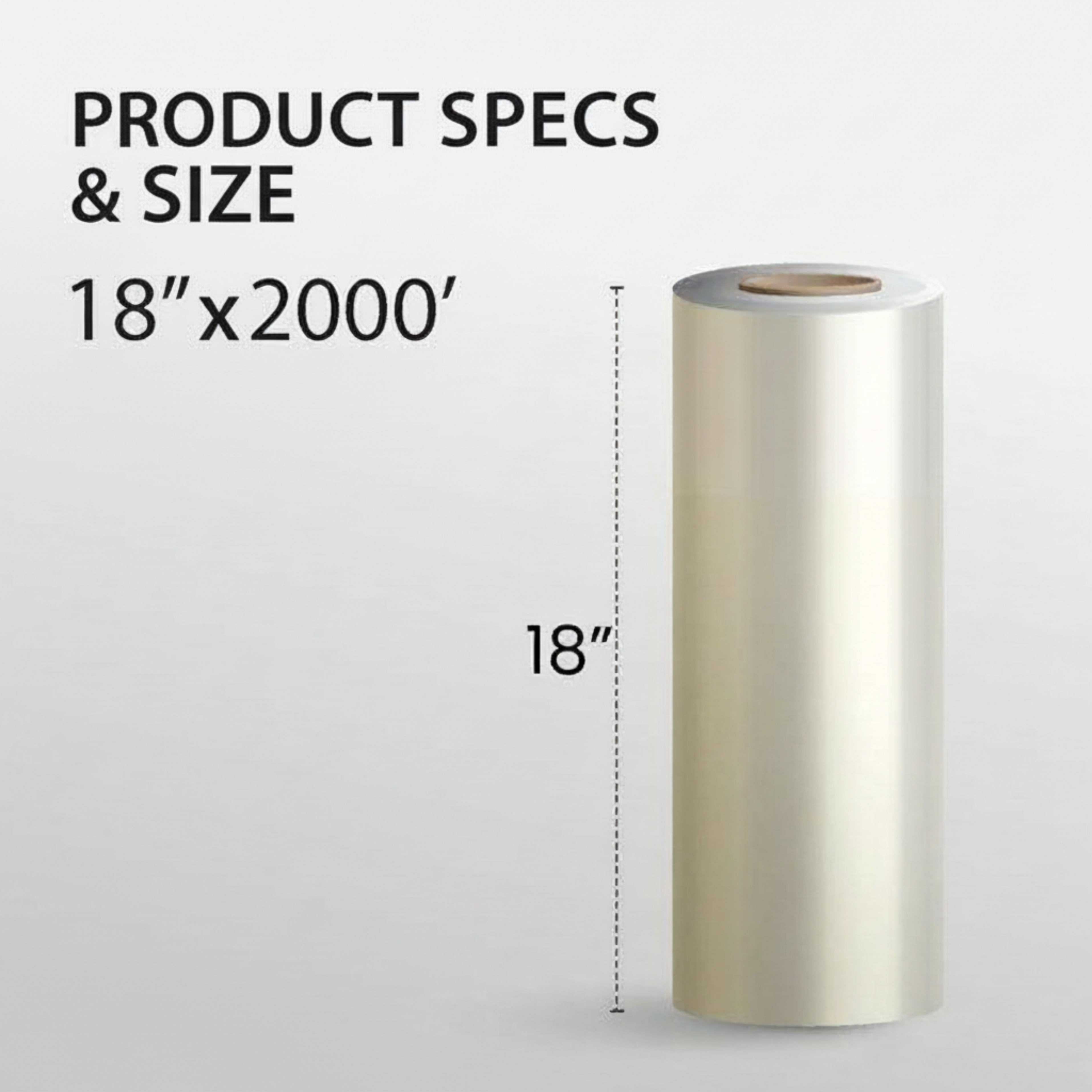 Crystal Wrap 18" x 2000' Food Wrap