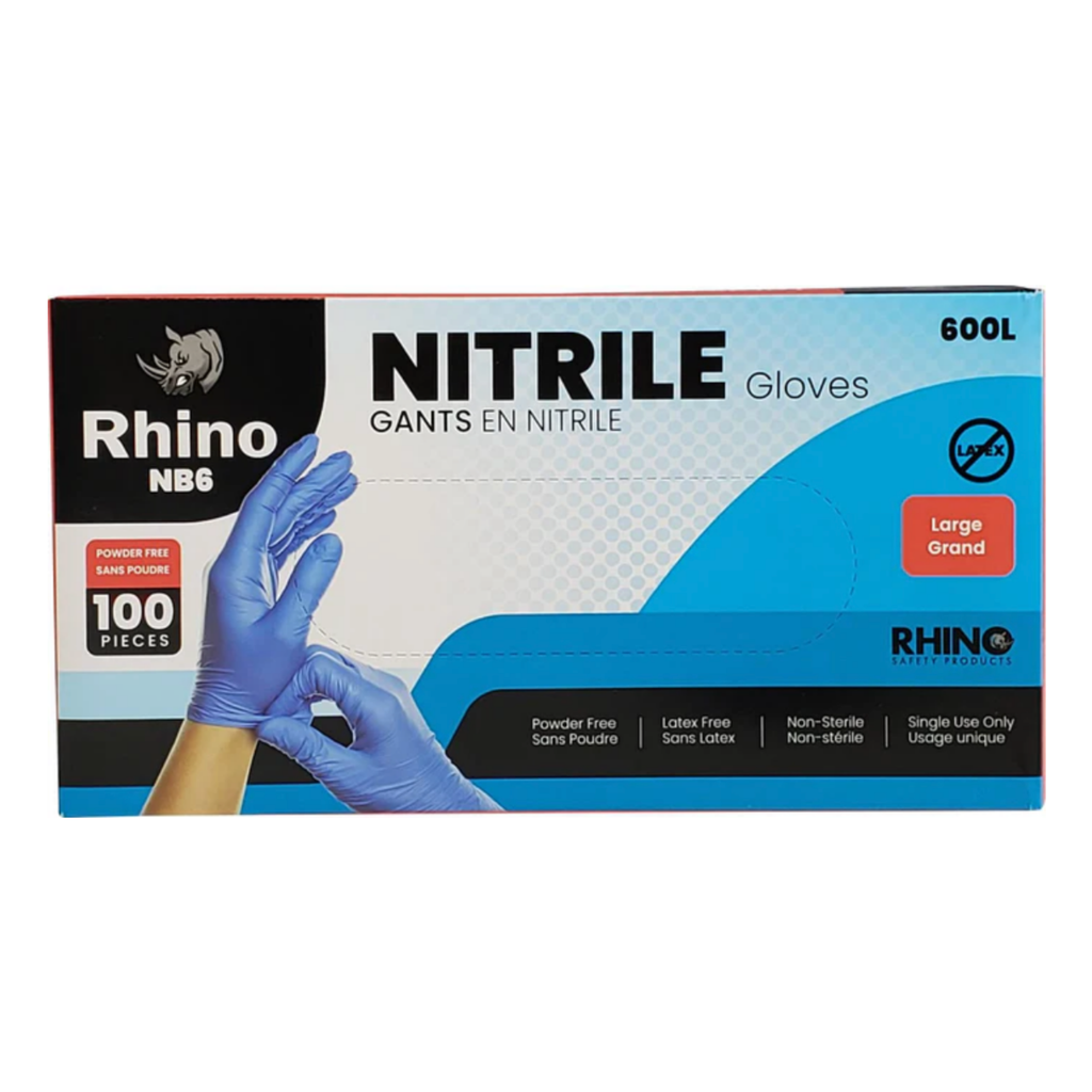 Blue Nitrile Gloves - 100PCS