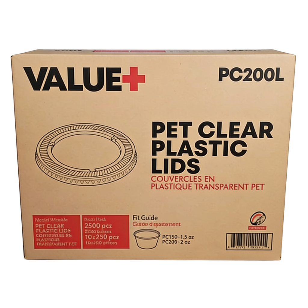 2oz Portion Cup Lids PL2 - Pack of 2500PCS