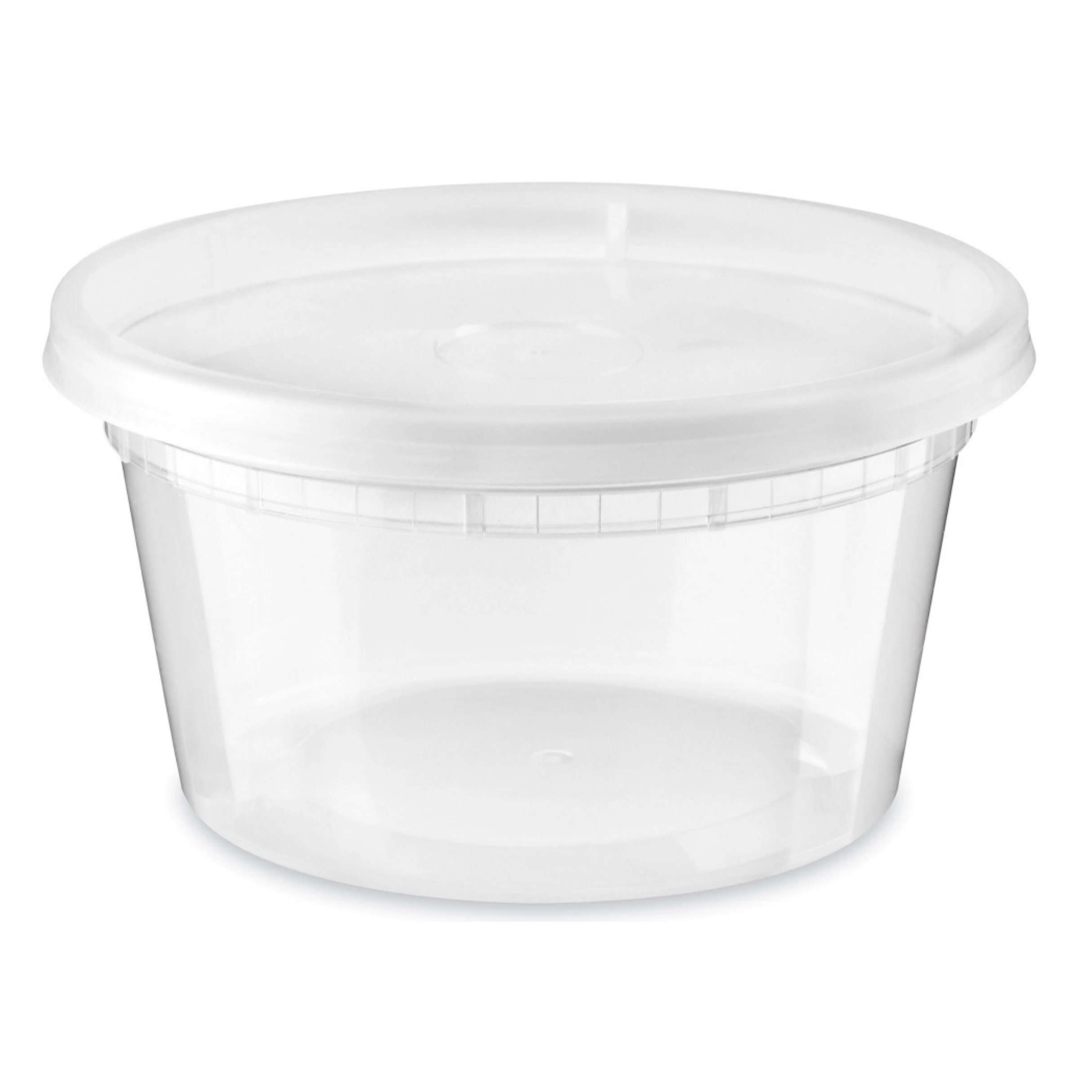 S12 Round Deli Containers 12 oz with Lids