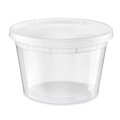 S16 Round Deli Containers 16 oz with Lids
