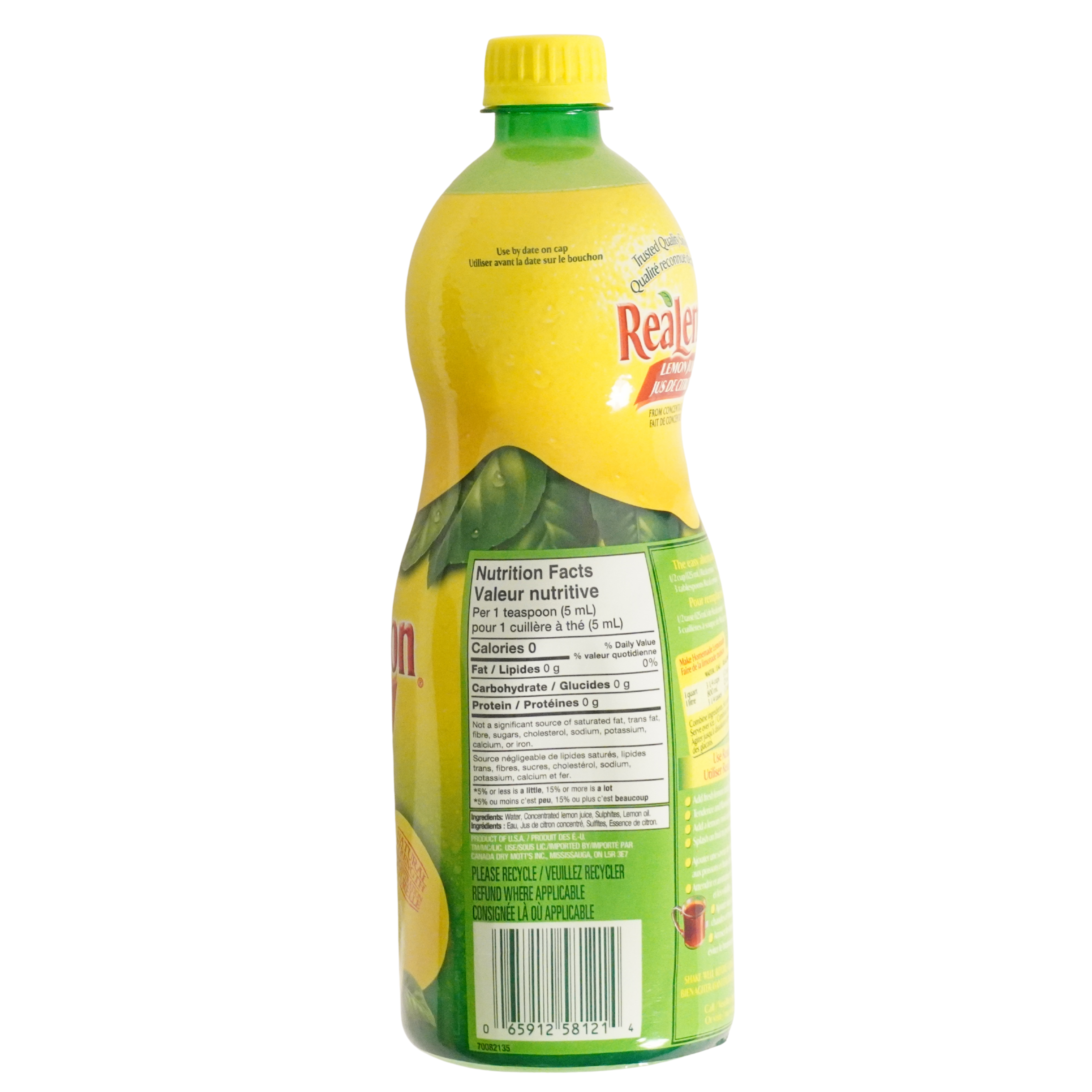 Real Lemon Juice 945ML  x 12