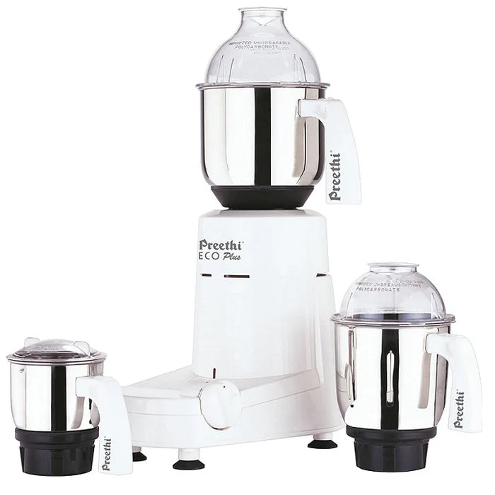 PREETHI ECO PLUS 110 VOLTS MIXER GRINDER (FOR USE IN USA & CANADA ONLY),WHITE