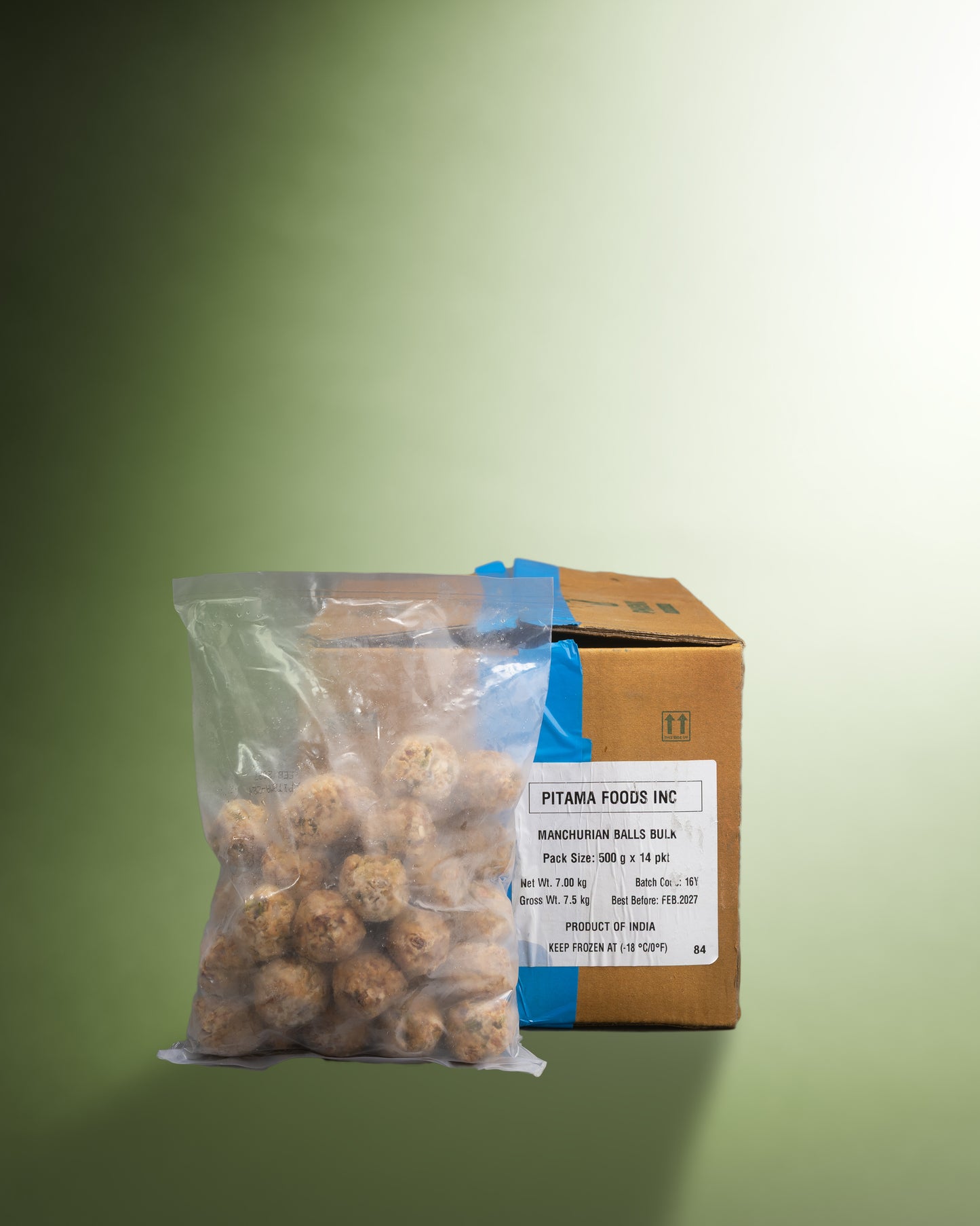 Sri Tirupati Manchurian Balls Bulk 500g