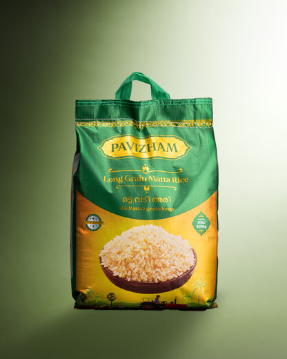 Pavizham Long Grain Matta Rice 20 LBS