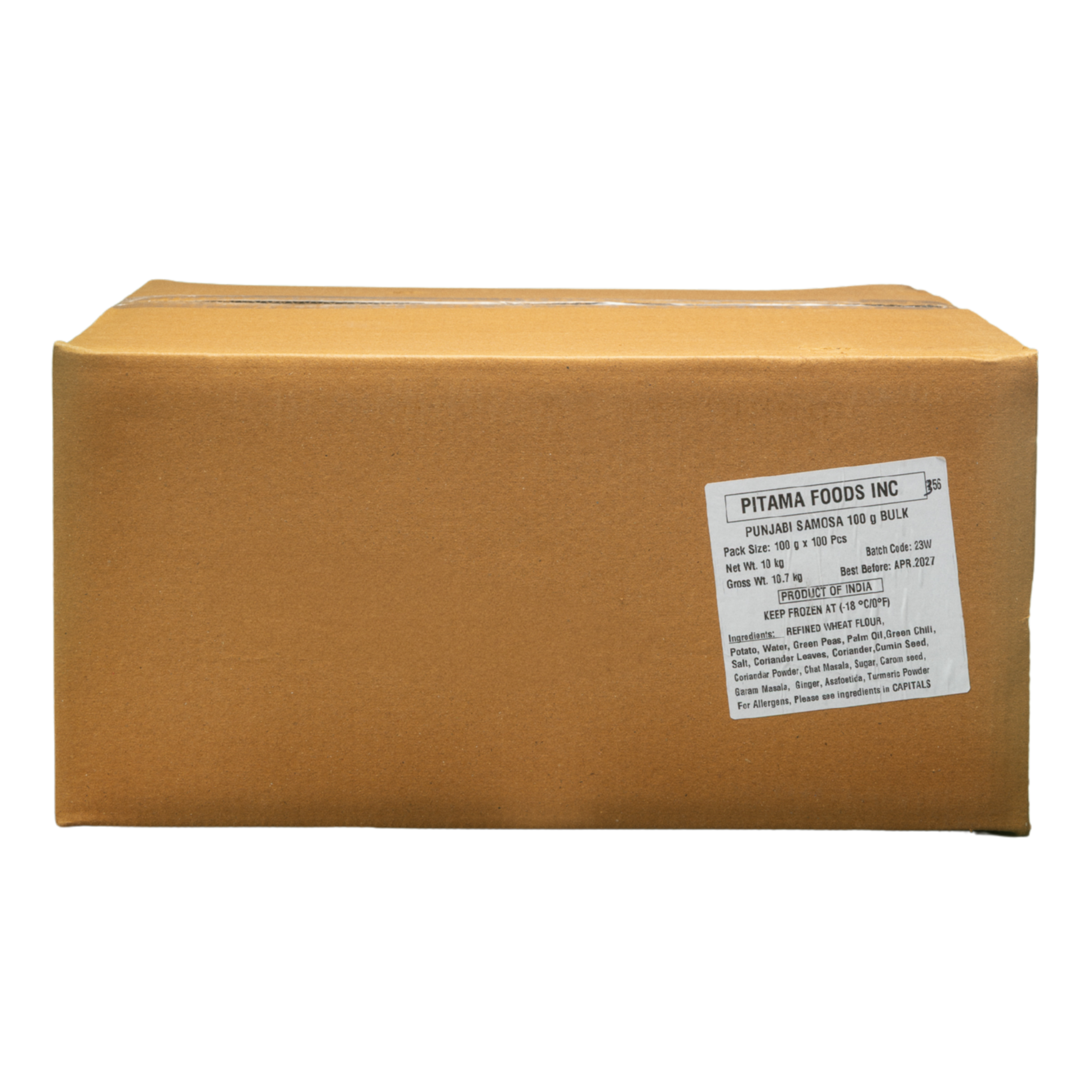 Punjabi Samosa 100gms x 100 pcs