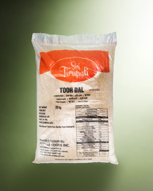 Sri Tirupati Toor Dal 20 KG
