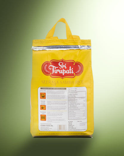 Sri Tirupati Sceraga Samba Rice 10LBS