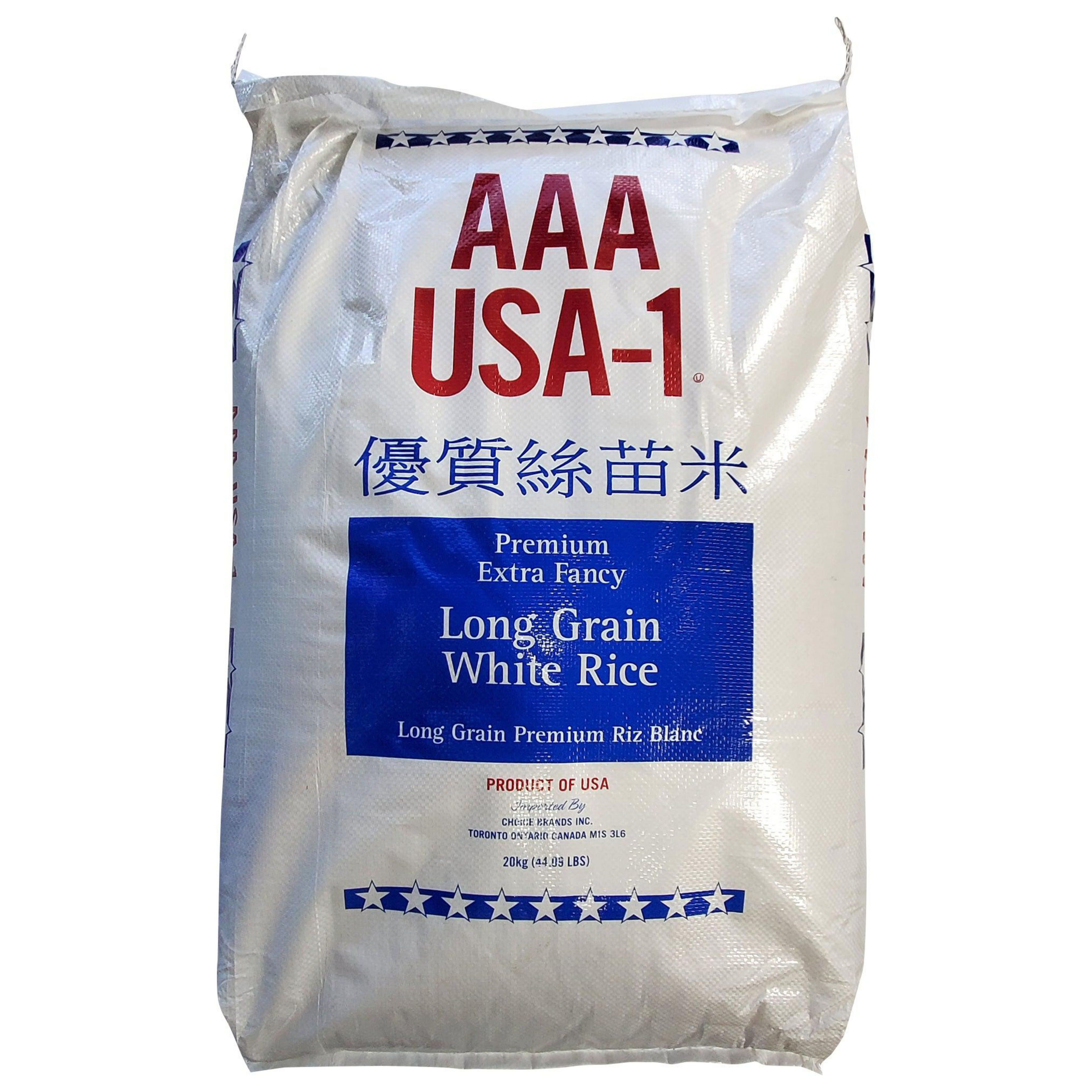 US No 1 AAA White Rice 20KGS