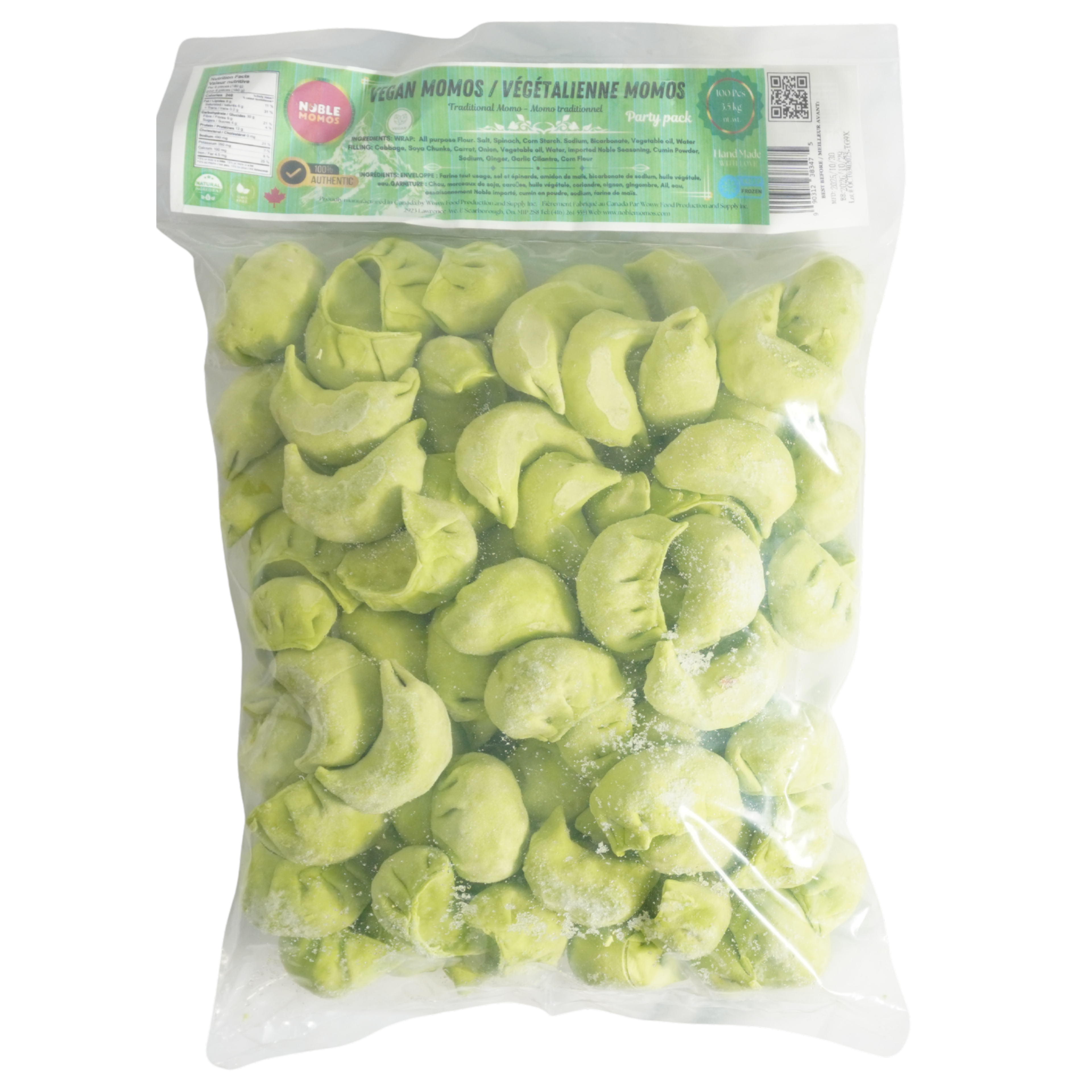 Vegan Momos - 100PCS
