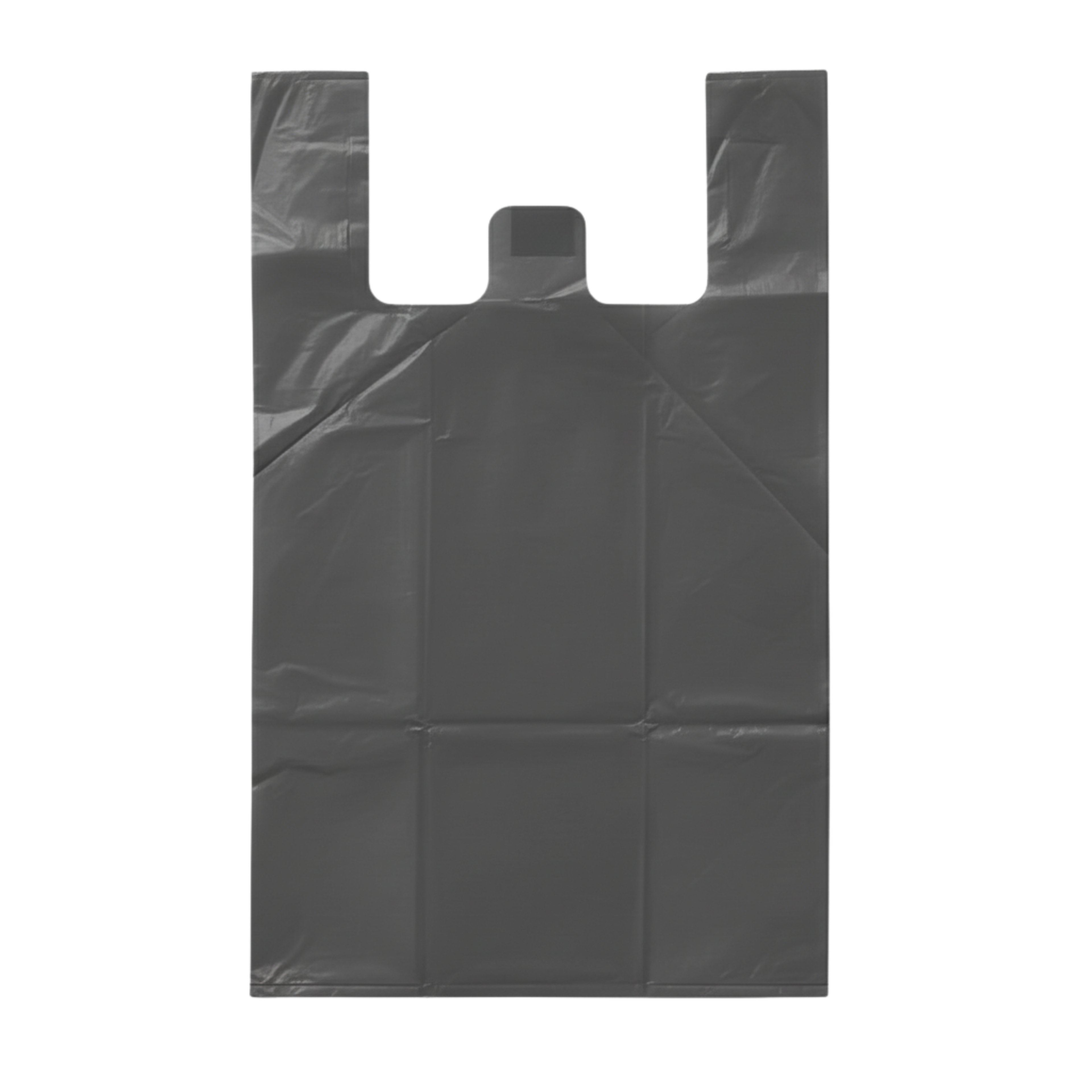 S4 Grey Plastic Shopping Bags (Gray Tshirt bags)
